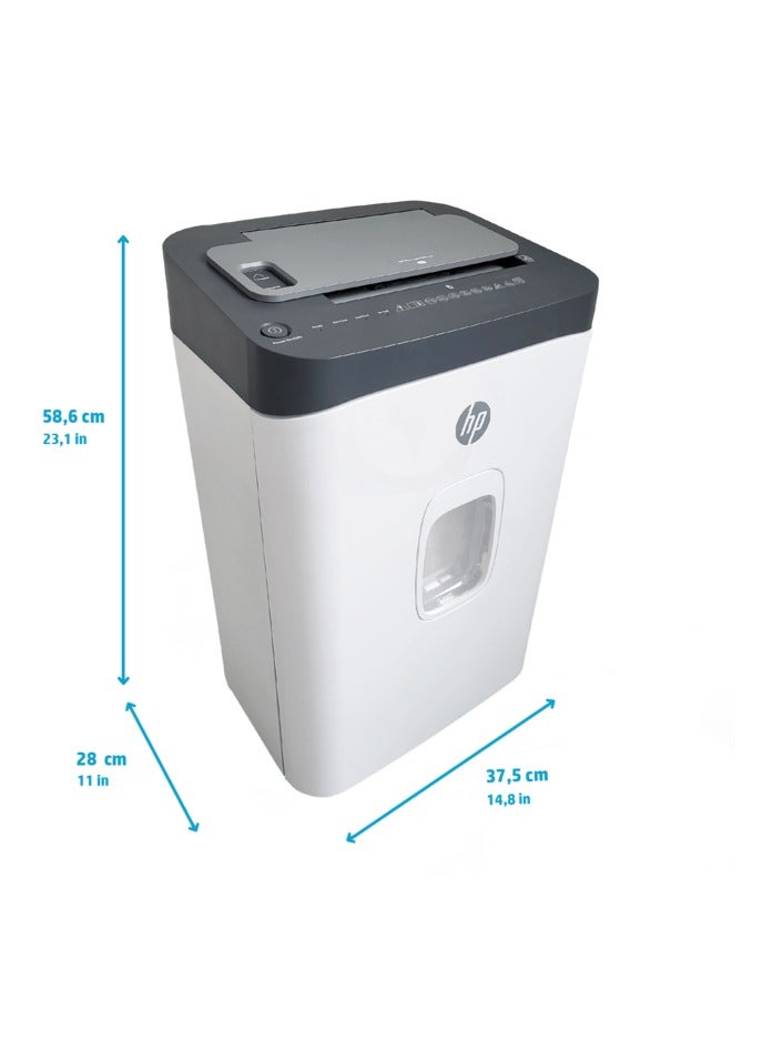 HP آلة تمزيق الورق المكتبي OneShred أوتوماتيكية 200CC، أمان P-4، قطع متقاطع، 200 ورقة، سلة 28 لتر - 2819 - Image 5