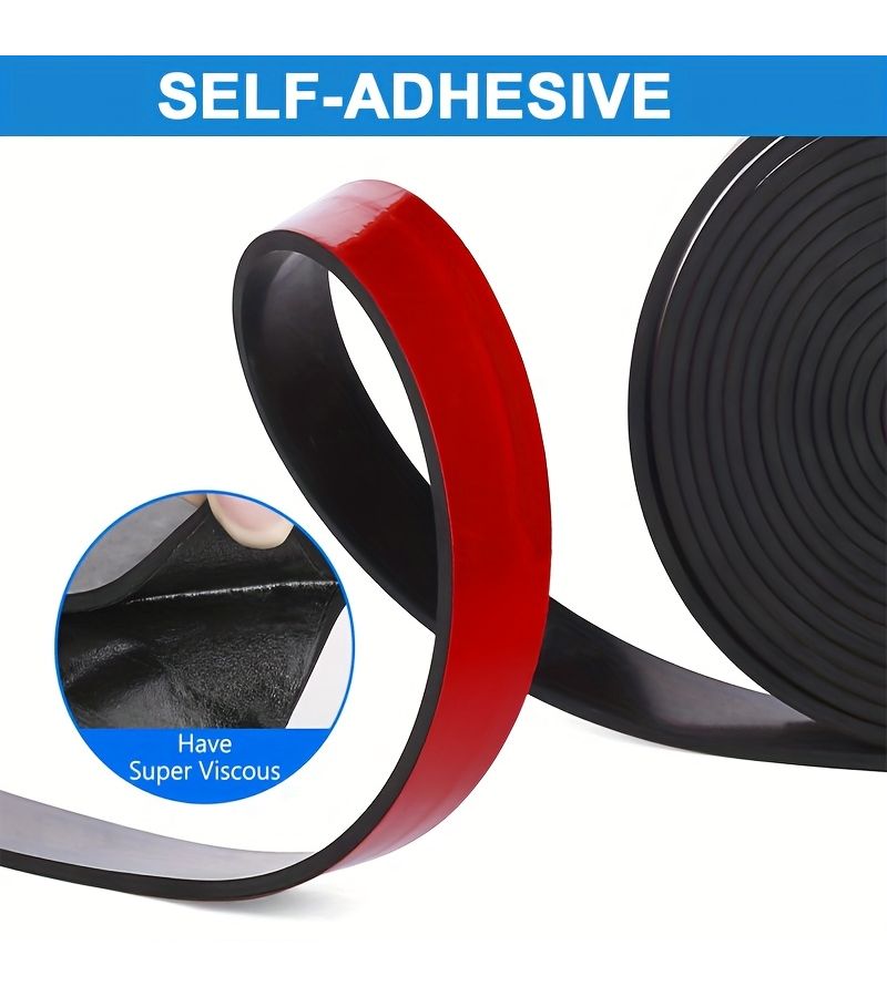 Self Adhesive Neoprene Strip Roll 7cm for DIY Seals Floor Protection Insulation - Image 4