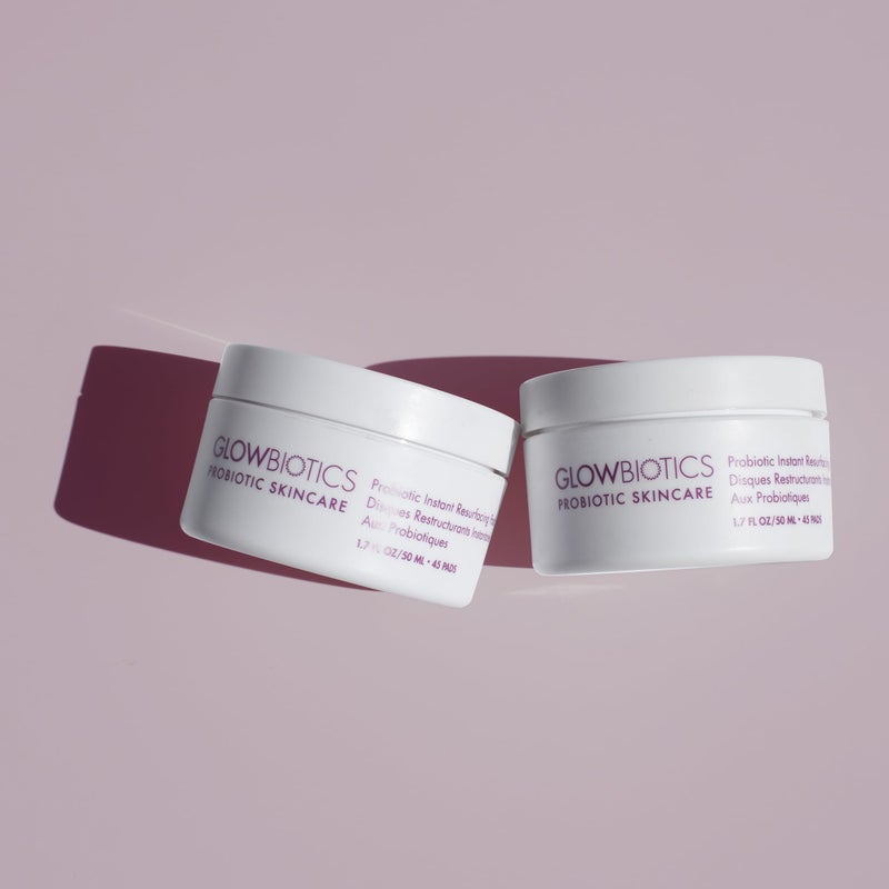 Glowbiotics Probiotic Instant Facial Resurfacing Pads: Exfoliates, Hydrates, Reduces Fine Lines & Pores | With Vitamin C & 5% Lactic Acid - Image 5