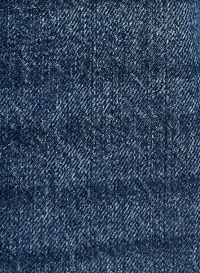 Splash FAV Denim Barrel Fit Darted Jeans Cotton