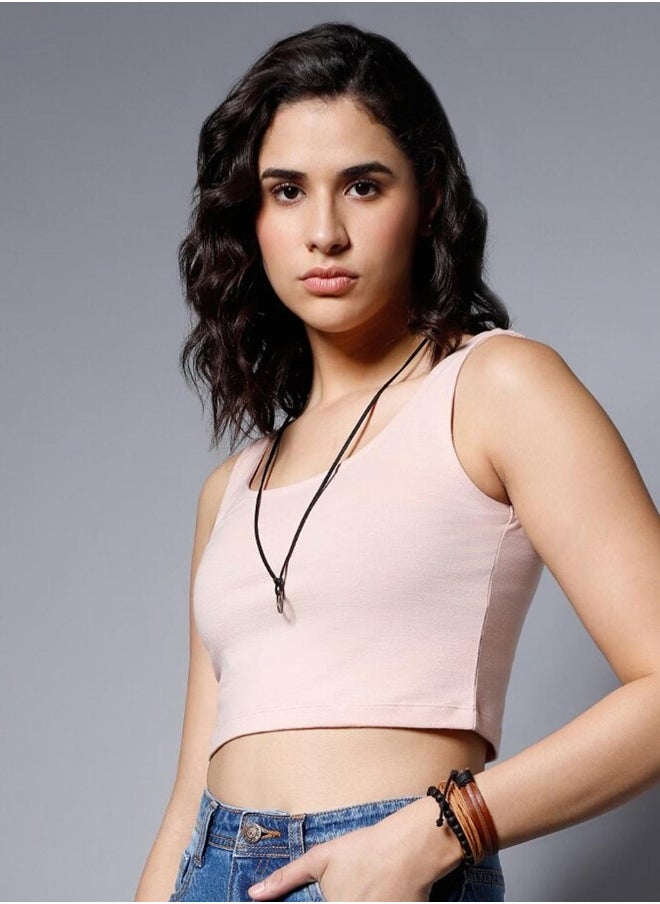 HIGH STAR - Women Pink Tops - Image 1