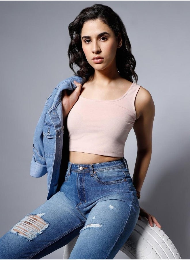 HIGH STAR - Women Pink Tops - Image 1
