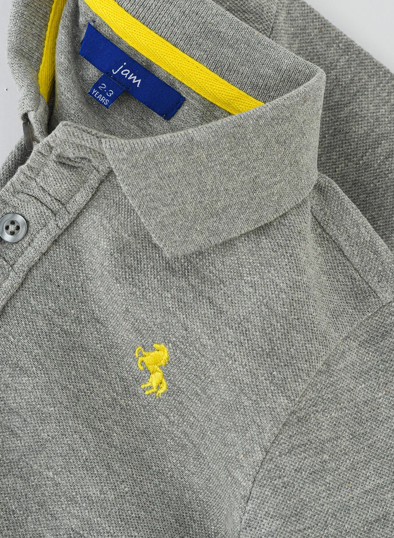 JAM Basic solid polo neck t-shirt