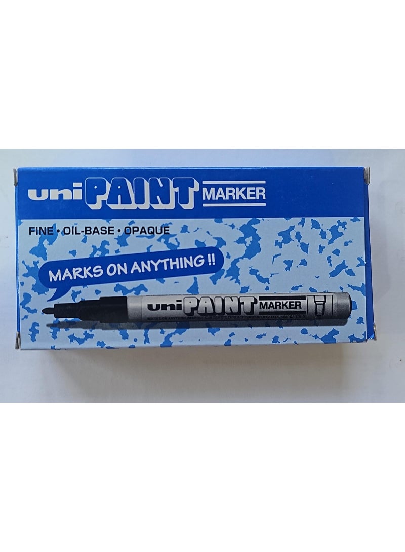 uni PX-21 White Paint Marker - Pack of 12 - Image 4