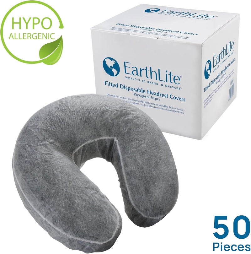ايرث لايت أغطية وجه قابلة للتخلص من نوع EARTHLITE – مصنوعة من مواد طبية عالية الجودة، ناعمة وغير لاصقة، مناسبة لطاولات وكراسي التدليك - Image 2