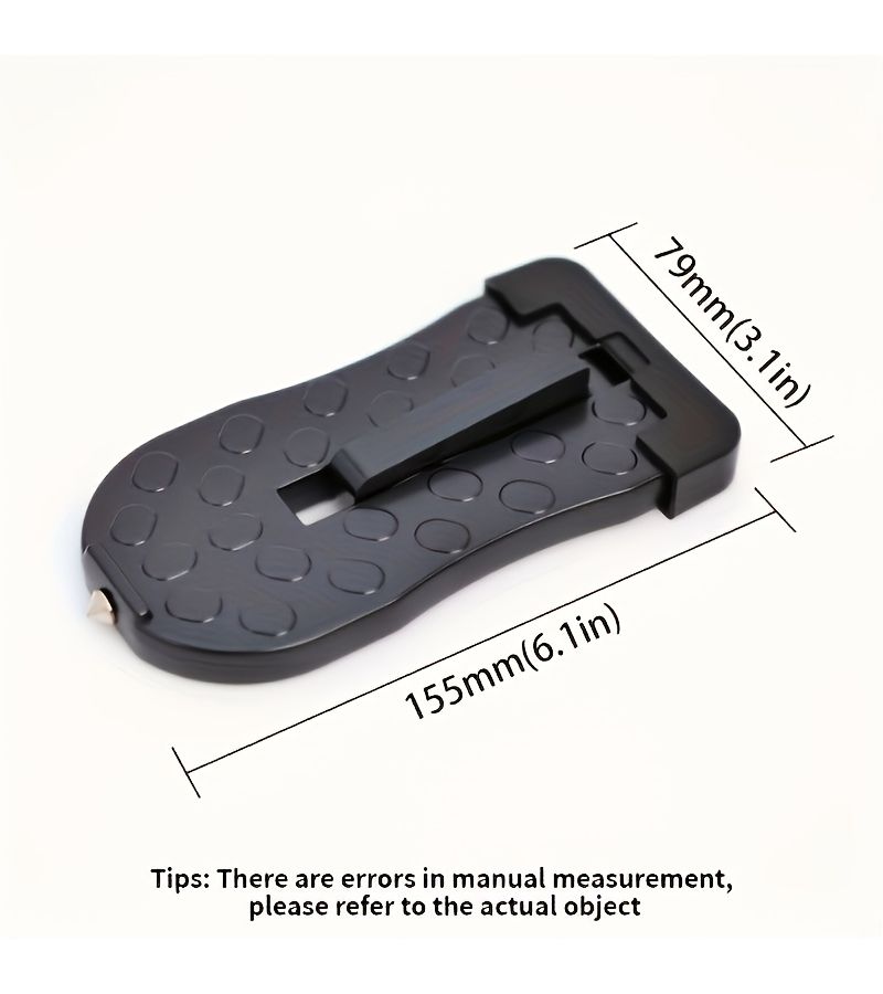 Black Foldable Roof Step with Window Breaker Safety Hammer for Cars - Image 4