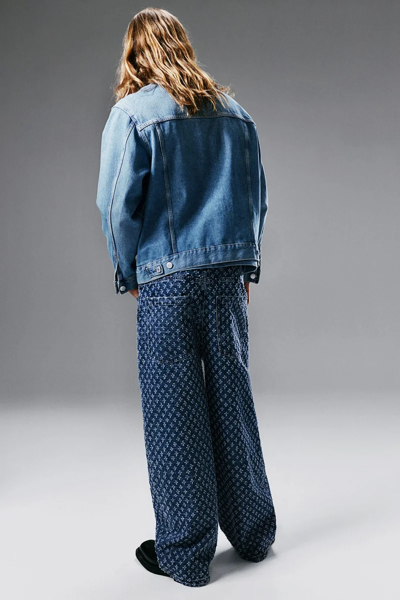 H&M  Super Baggy Jeans for Men | Best Price UAE