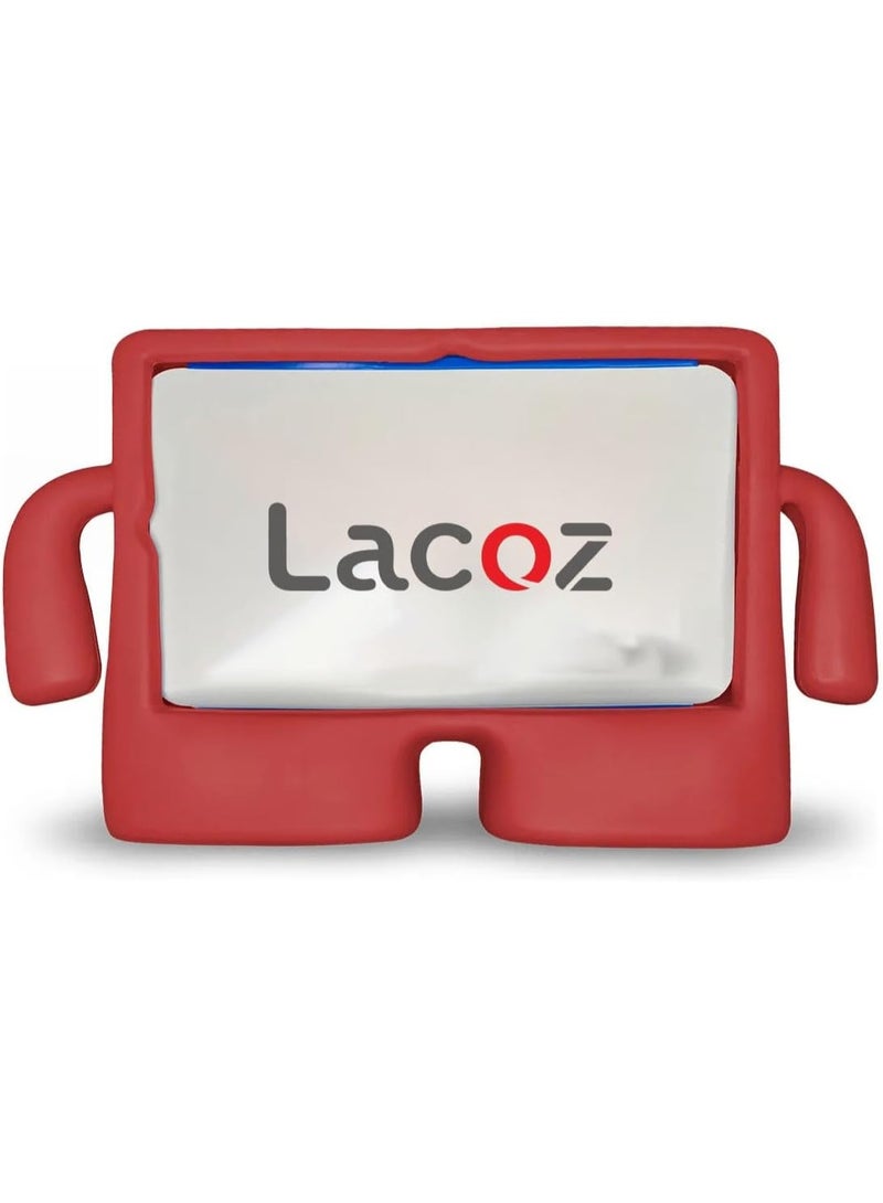 Lacoz Silicone Protective Case Cover for iPad (A16) 11th/10th Generation 2025/2022 Shockproof Soft TPU Back Cover, Lightweight Anti-Scratch Tablet Protection Case Red - Image 1