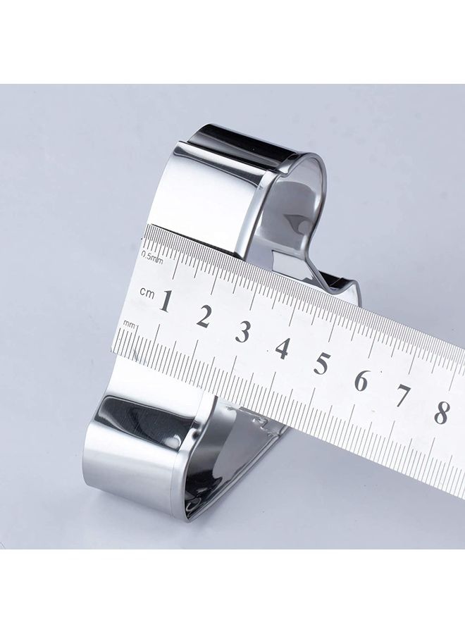 NIBEMINENT 7-Piece Cookie Mold Silver - Image 3