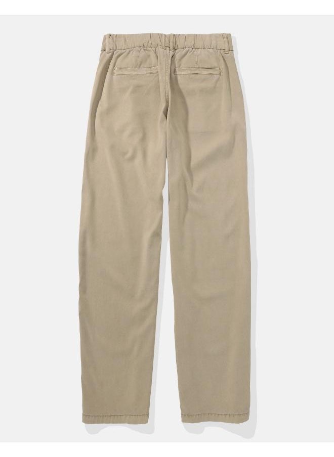American Eagle - AE Stretch Super High-Waisted Baggy Wide-Leg Trouser - Image 1
