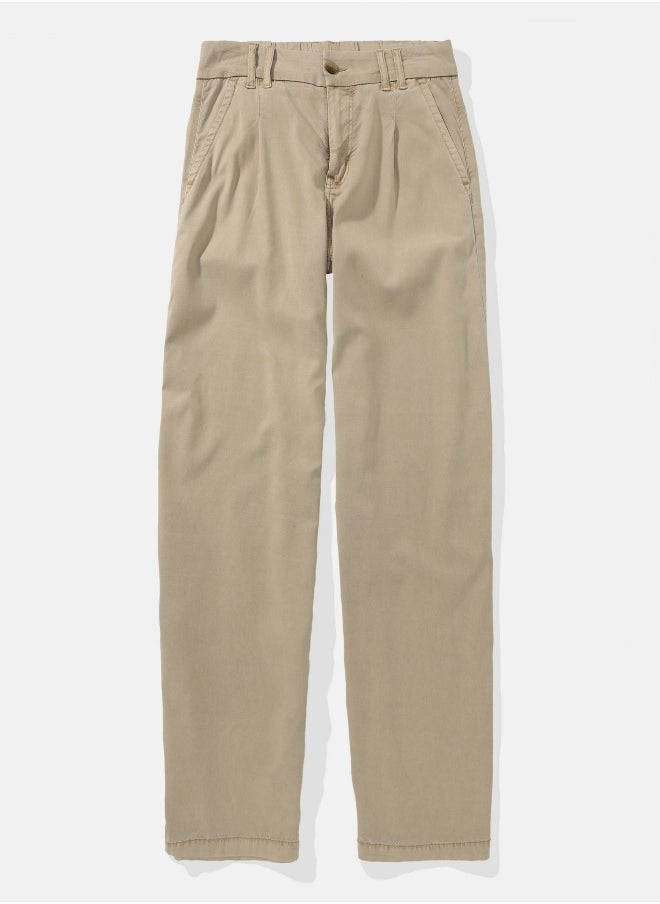 American Eagle AE بنطلون فضفاض عالي الخصر وواسع الساق  - Image 4