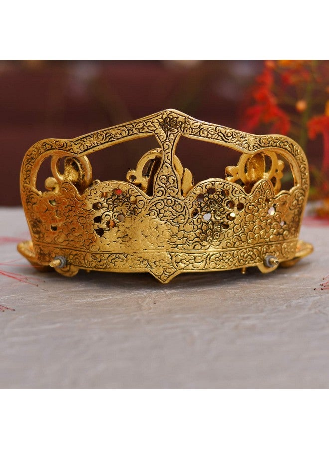 Collectible India أغراض هدايا ديوالي من كرافت فاتيكا | مصباح زيت | تمثال لاكشمي غانيشا ساراتسواتي | ديبك بوجا | بوجا بانش باتي للمنزل | هدايا ديوالي للعائلة والأصدقاء (عبوة من 1) - Image 5