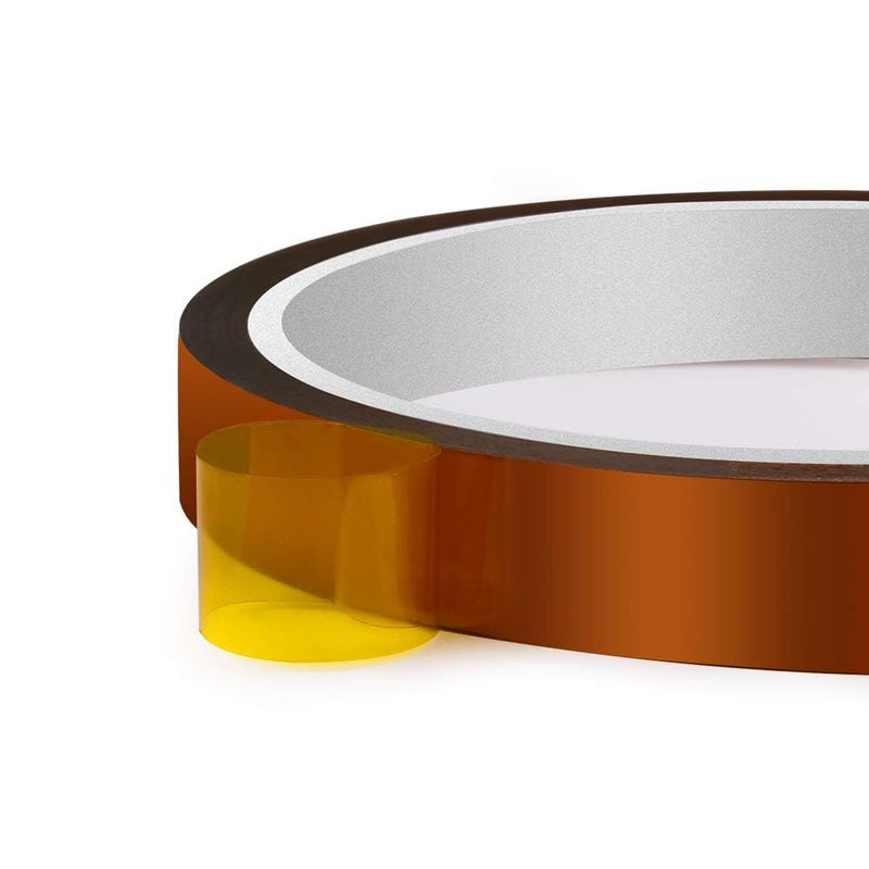 ELEGOO High Temp Tape, 4 Pack Polyimide High Temperature Resistant Tape Multi-Sized Value Bundle 1/8’’, 1/4’’, 1/2’’, 1’’ with Silicone Adhesive for Masking, Soldering etc. - Image 3