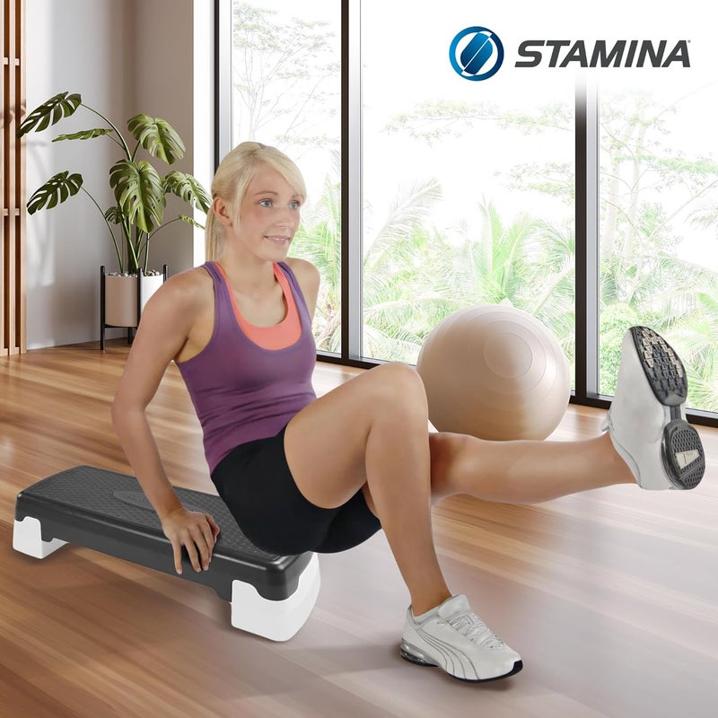 Stamina Aerobic Step with Portable and Lightweight Construction for Fitness, Sports, and Outdoor and Indoor Recreation - Image 4