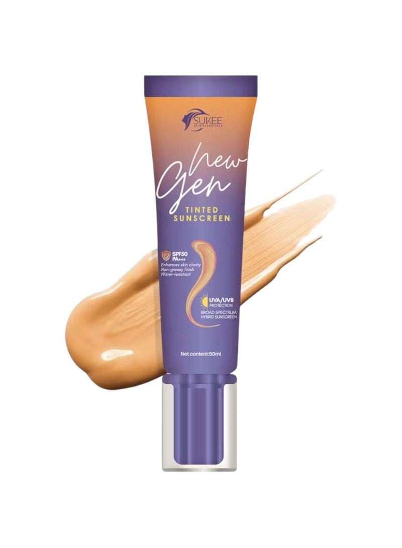New gen tinted sunscreen  50ml