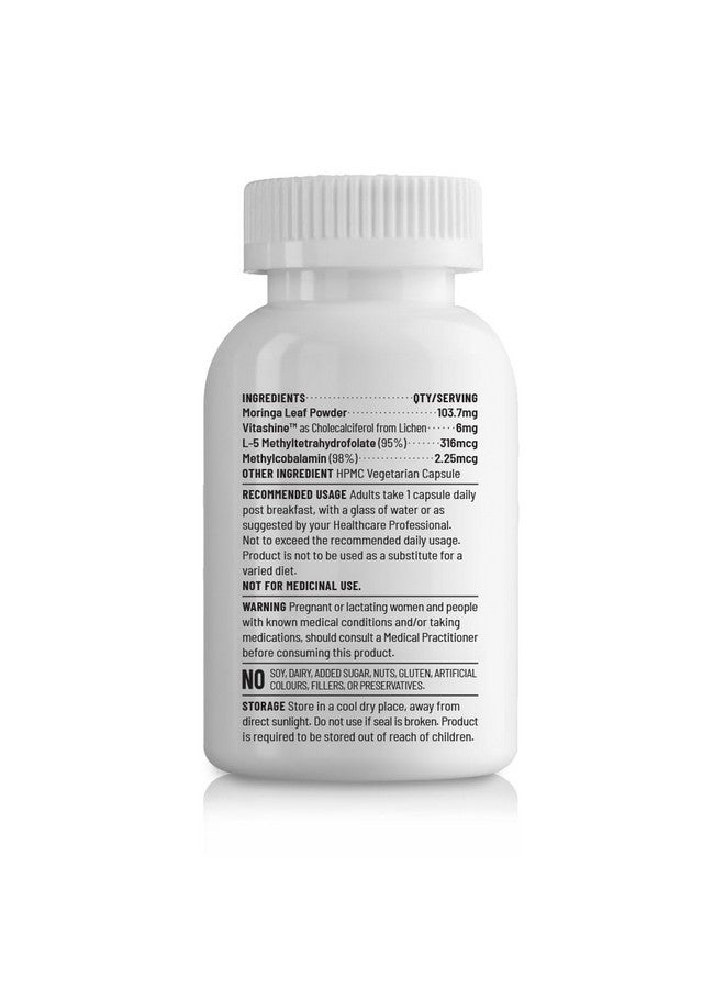 Unived B12+D3 | Methylcobalamin (98%), Methyltetrahydrofolate (5-MTHF), Vitamin D3 (Cholecalciferol) | Bone, Cognitive, Immune, & Cardiovascular Support | 180 Capsules - Image 4