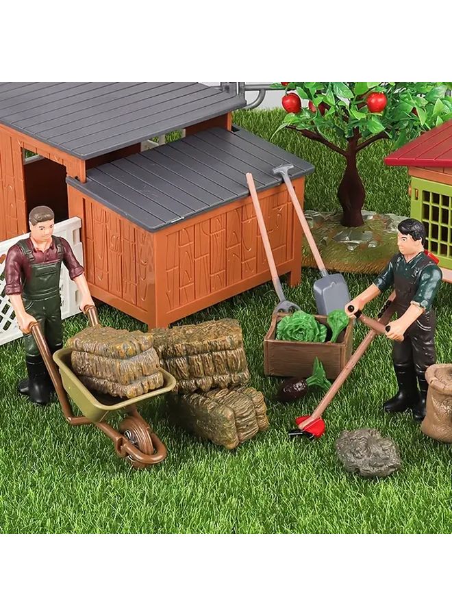 25PCS Farmer Farming Tool Model Set Simulated Farm Playset Birthday Halloween Christmas Gift - Image 5