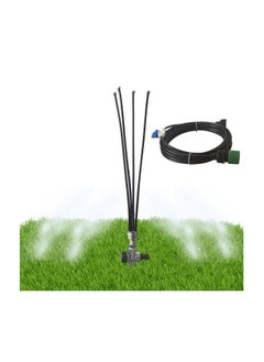 Generic Upgraded 8m Portable Standing Misting System for Cooling Kids Water Mist Playing Outdoor Garden Watering Stand Fan Spray Mister Cooler for Tanning Pool BBQ Party  - Image 3