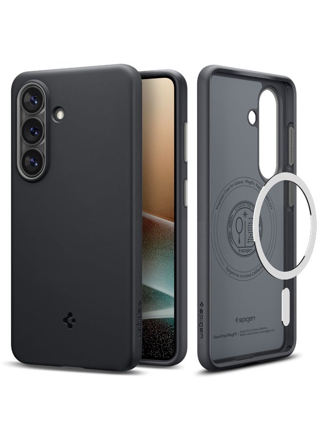 Spigen Nano Pop MagFit Samsung Galaxy S26 Case [MagSafe] Cover - Black Sesame - Image 1