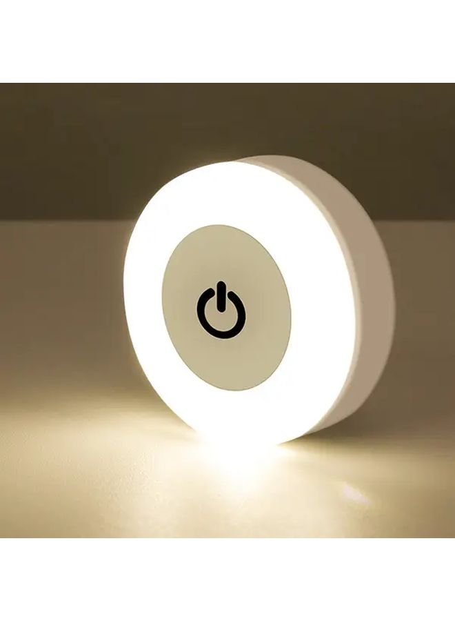 Mini Three Color LED Night Light Touch Sensor USB Magnetic Base Portable Adjustable Lamp - Image 4