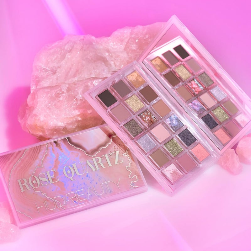 Huda Beauty Rose Quartz 18 Eyeshadow Palette - Image 4