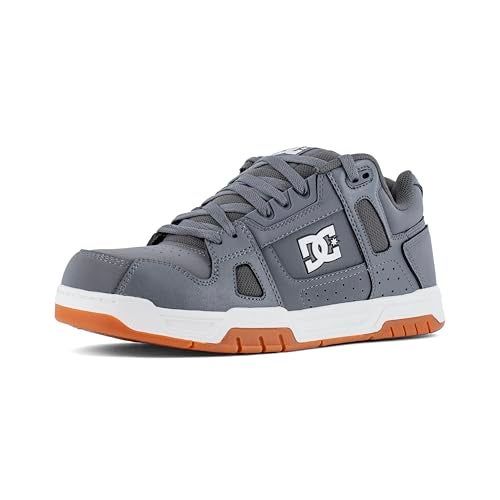 DC Shoes DC Work Men's Stag Work Gray and Gum Composite Toe Boots - Image 4