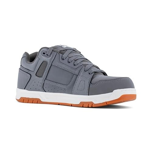 DC Shoes DC Work Men's Stag Work Gray and Gum Composite Toe Boots - Image 1