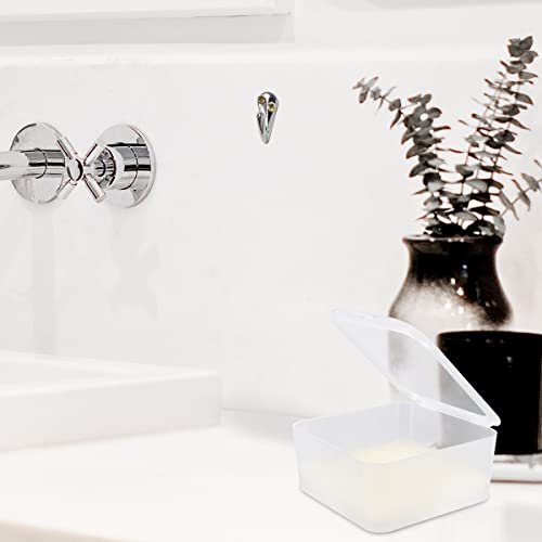 Vonpri Soap Case Box, Vonpri Soap Dish Storage Holder for Shower Home Outdoor Traveling (2Pcs Clear) - Image 4