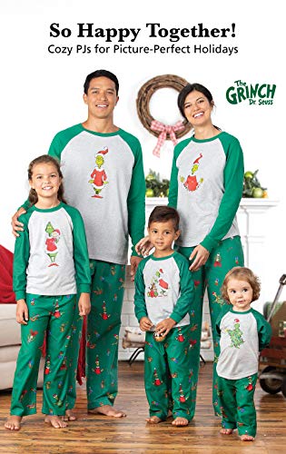 PajamaGram Fun Holiday Grinch Pajamas Family PJs Gray Womens L 1214 - Image 3