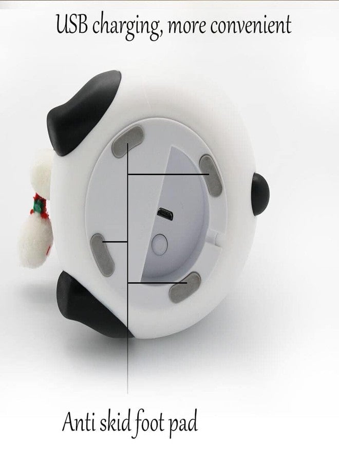 NDKART Panda Gifts for Girls Boys Babies Toddlers, Cute Nursery Decor Silicone Panda Bear Night Light for Bedroom with 7 Color Change LED Lamp. - Image 3