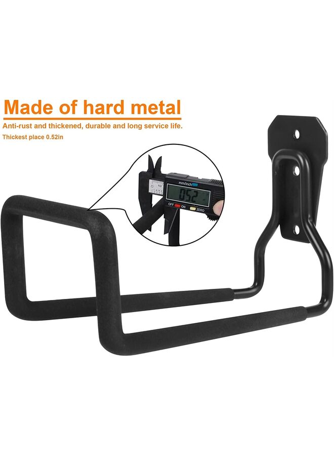 حامل خرطوم حديقة معدني - حامل خرطوم متين مثبت على الحائط للحديقة الخارجية، خطافات خراطيم متينة مثالية لخرطوم المياه، أسلاك التمديد - Image 2