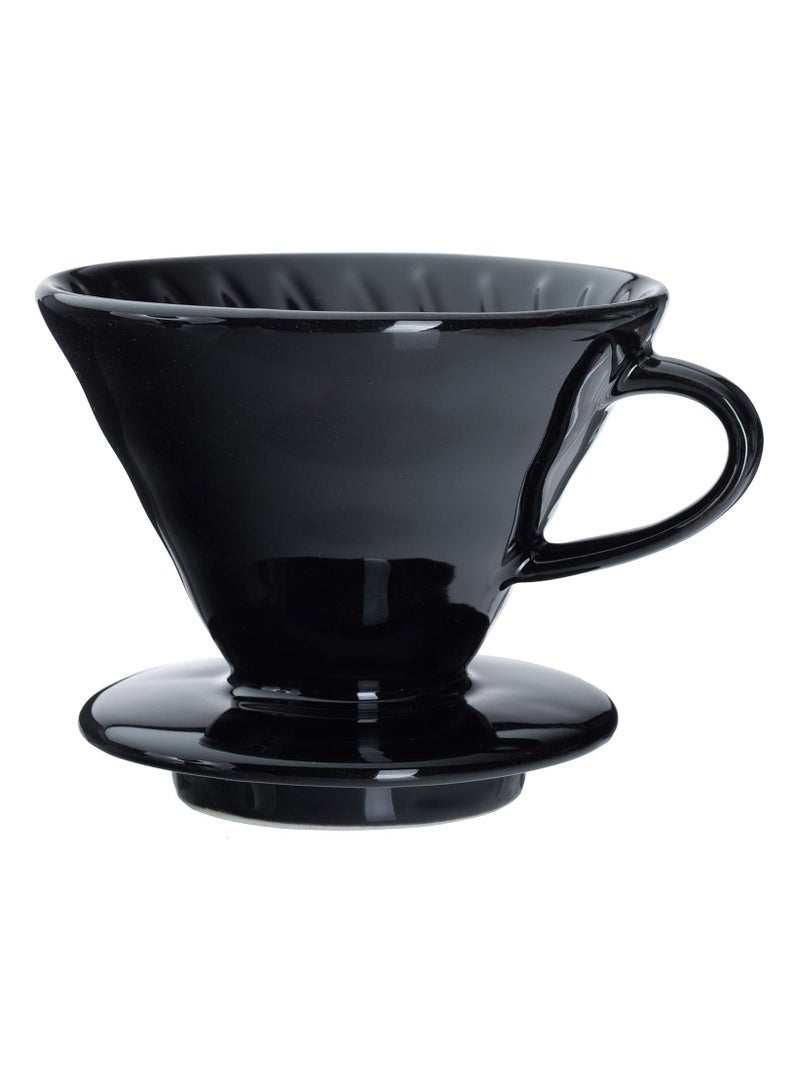 INVEIN Coffee Dripper 02 | V60 Ceramic Coffee Dripper with a Wavy Design Suitable for Brewing 1-4 Cups of Coffee - Image 1