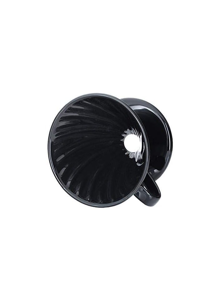 INVEIN Coffee Dripper 02 | V60 Ceramic Coffee Dripper with a Wavy Design Suitable for Brewing 1-4 Cups of Coffee - Image 3