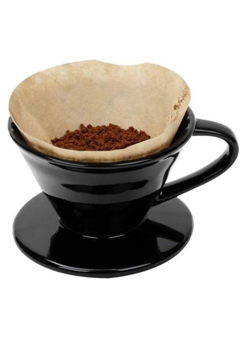 INVEIN Coffee Dripper 02 | V60 Ceramic Coffee Dripper with a Wavy Design Suitable for Brewing 1-4 Cups of Coffee - Image 5