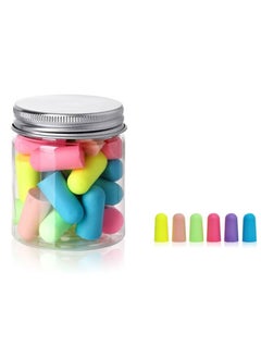 Generic Super Soft Foam Ear Plugs for Noise Reduction, Ideal for Sleeping, Woodworking, Shooting, Travel, Concerts, and Loud Events - Mixed Color  - Image 1