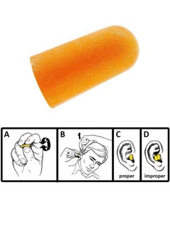 Generic Super Soft Foam Ear Plugs for Noise Reduction, Ideal for Sleeping, Woodworking, Shooting, Travel, Concerts, and Loud Events - Mixed Color  - Image 4