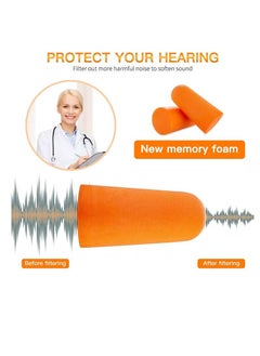 Generic Super Soft Foam Ear Plugs for Noise Reduction, Ideal for Sleeping, Woodworking, Shooting, Travel, Concerts, and Loud Events - Mixed Color  - Image 5