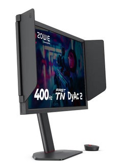 BenQ Zowie BenQ Zowie XL2566X+ 24" Gaming Monitor – FHD TN Display, 400Hz Refresh Rate, DyAc², Black eQualizer, Color Vibrance, S Switch, Shielding Hood – Black | XL2566X+  - Image 3