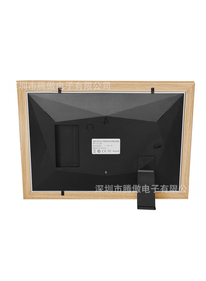 Neutral Wifi Photo Frame 10.1-inch Frameo Electronic Photo Frame Wooden Touch 10-inch Digital Photo Frame - Image 5