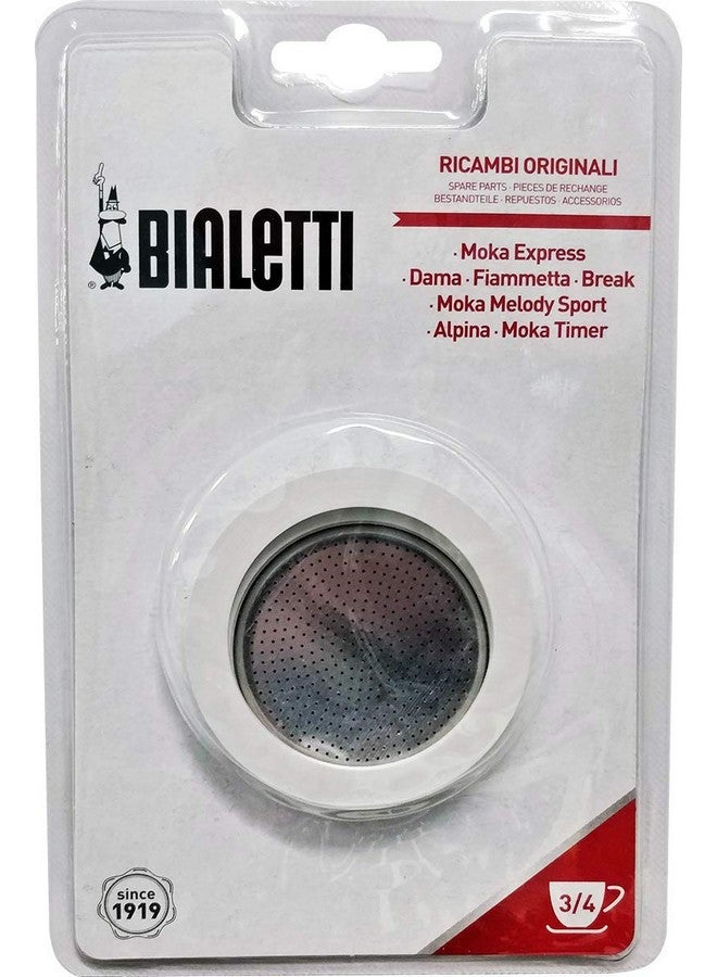 BIALeTTI Bialetti Replacement Gasket and Filter For 3 Cup Stovetop Espresso Coffee Makers  - Image 1