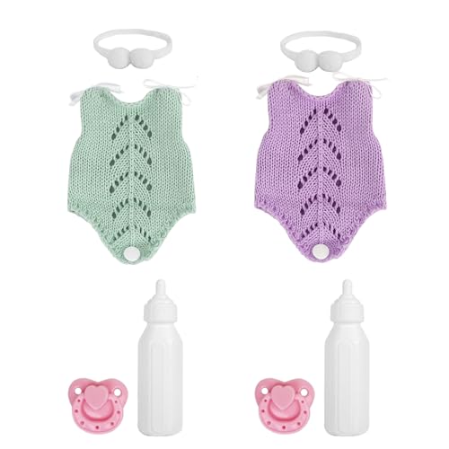 Mire & Mire Mire Mire 7 Inch Reborn Baby Dolls Clothes Full Silicone Mini Baby Dolls Accessories Gift Set 2 Piece Set - Image 5