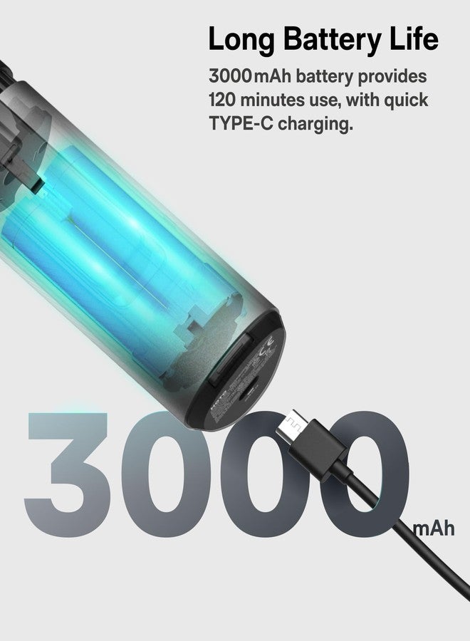 هوتو مجموعة أدوات دوارة لاسلكية 12 فولت من هوتو، محرك بدون فرشاة، سرعة متغيرة 35000 دورة في الدقيقة، قابلة لإعادة الشحن عبر منفذ USB-C بسعة 3000 مللي أمبير/ساعة، إضاءة LED، 37 ملحقًا، مثالية للنحت والصنفرة والتلميع والحفر والقطع والأعمال اليدوية - Image 4