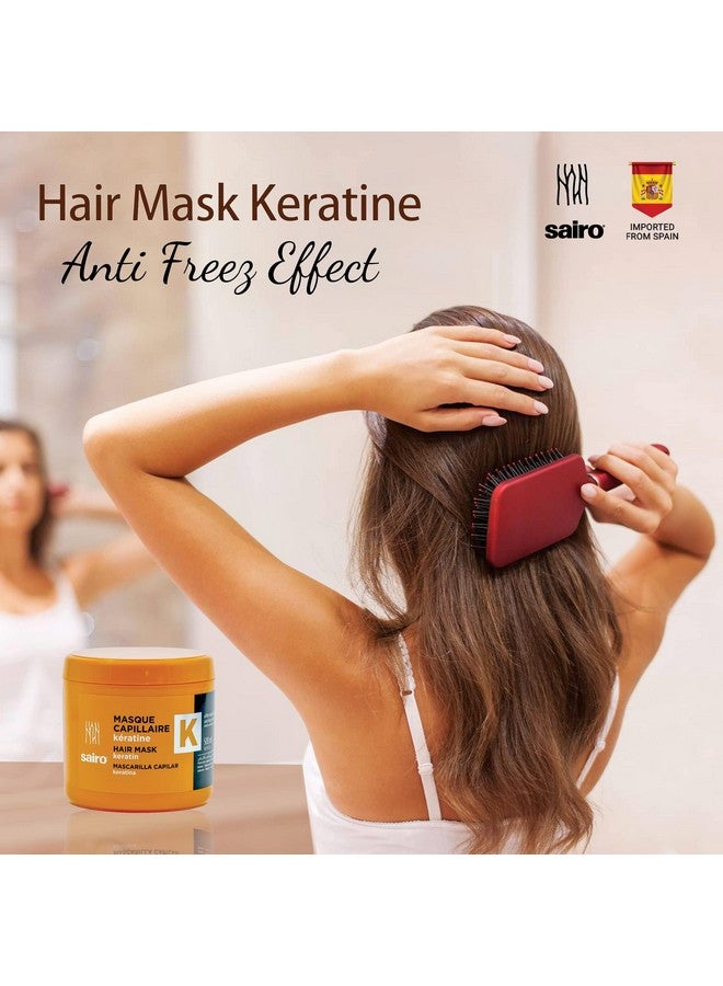 Sairo 500 Ml Professional Keratin Hair Mask [ Imported From Spain ] Strength Hydrate Repair Hair Mask - Image 5