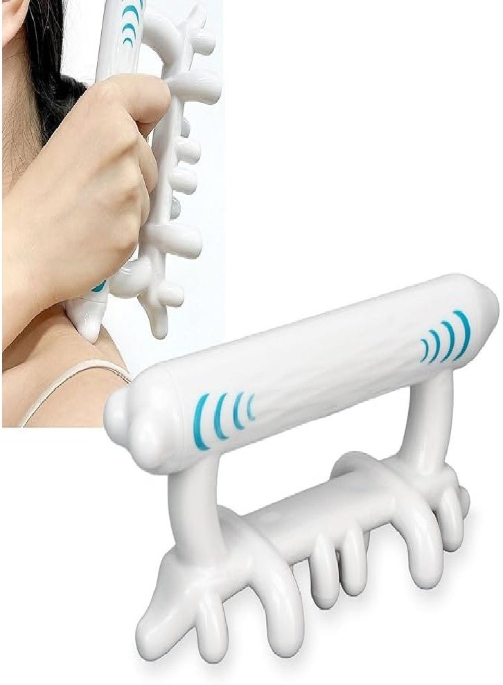 Fascia Massage Tool, Fascia Release and Muscle Massage Roller, Mini Trigger Deep Tissue Fascia Impactor for Neck, Shoulders, Waist and Calf (White) - Image 1
