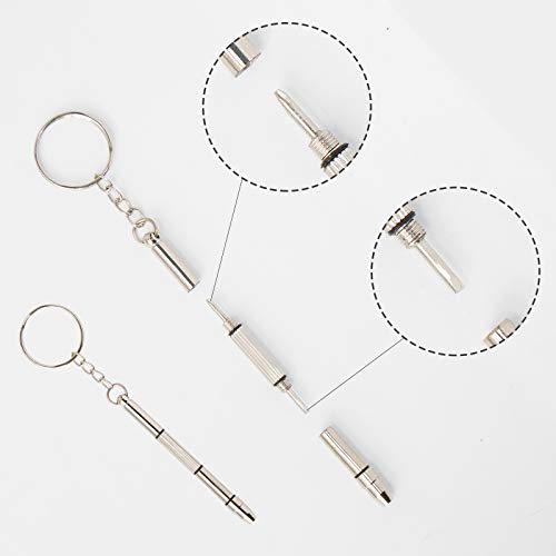 VAPKER 1000pcs Micro Eyeglass Sunglass Repair Screws, Nuts Assortment Stainless Steel Screws for Spectacles Watch with (Screwdriver) - Image 5