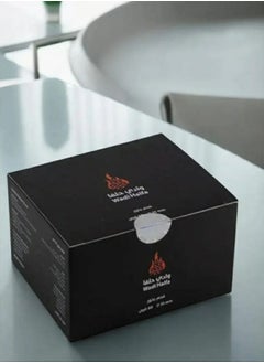 fan baytk Wadi Halfa Black Incense Charcoal Round Large Size Fast Ignition 50mm Box Contains 60 Pieces 
