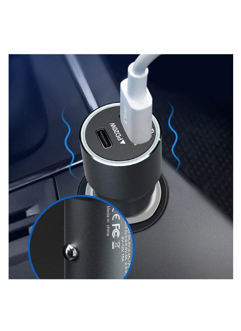 neolink NEOLINK Car Charger PD Fast Charging Dua/13 Pro Max/12/11, iPad Prol USB Car Plug Adapter Car Charger Type C Compatible with iPhone 15 Pro Max/15 Pro/15/14/mini 6,Samsung S23/S22, PD20W QC 3.0  - Image 3