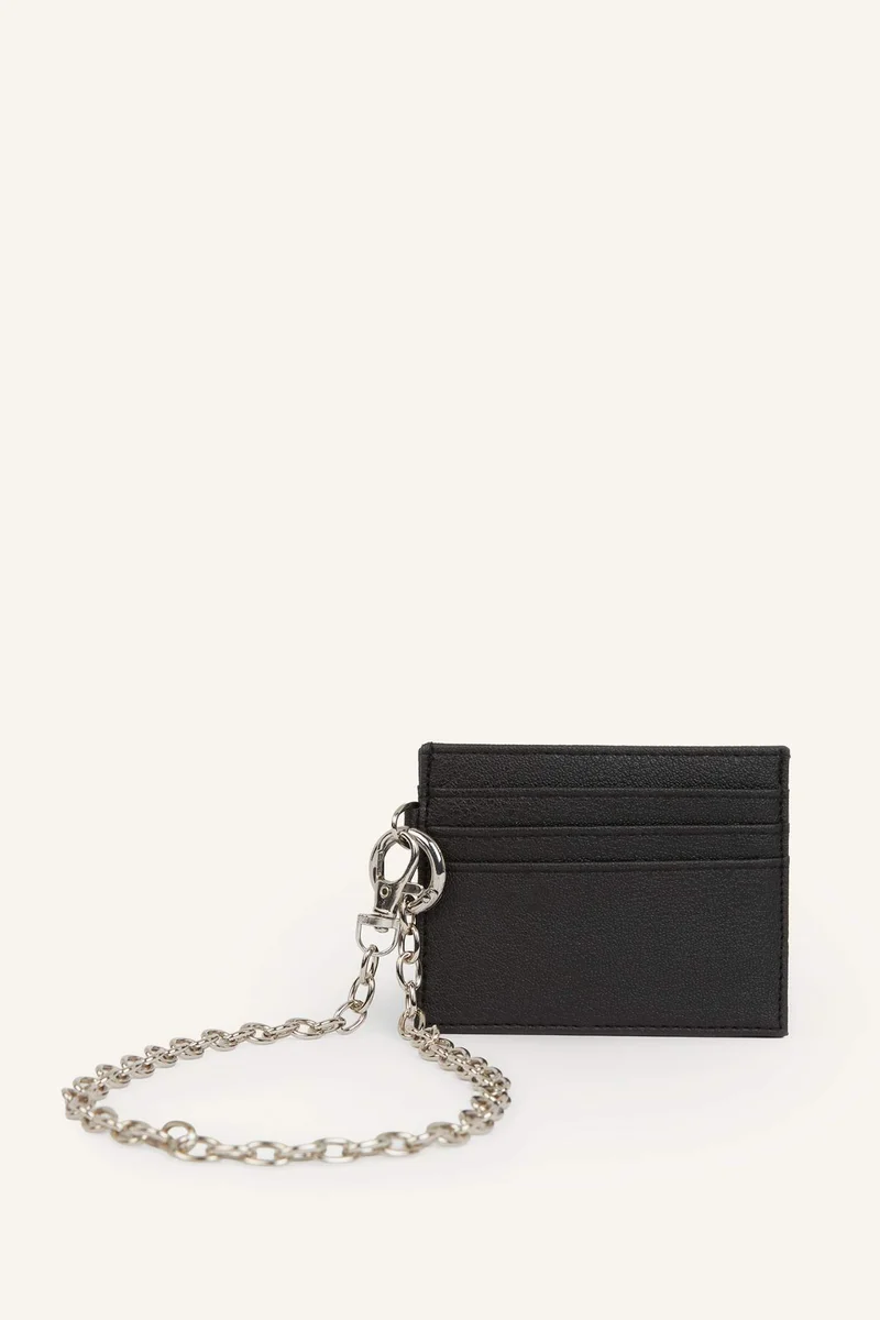 ديفاكتو Man Faux Leather Business Card Wallet
