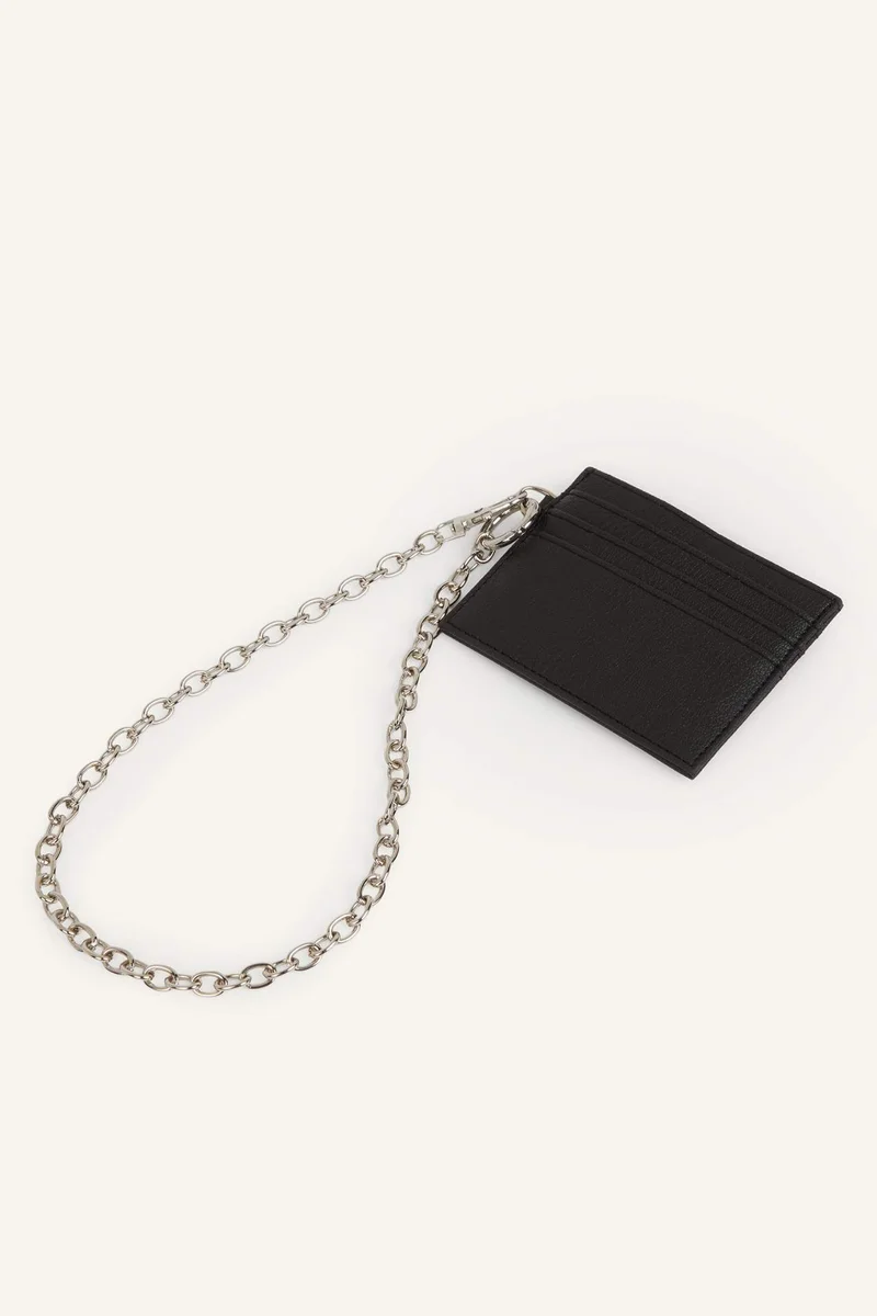 ديفاكتو Man Faux Leather Business Card Wallet