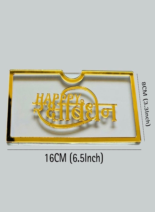 ROMILAS Rakhi Gift Envelope | Shagun Lifafa for ₹500 ₹200 ₹100 Note | Golden Raksha Bandhan Cash Cover for Brother Sister | Stylish Money Gift Box | Elegant Rakhi Envelope | Reusable Cash Gift Cover - Image 2